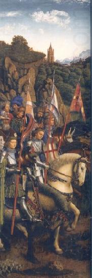 The Ghent Altarpiece: Knights of Christ, Jan Van Eyck
